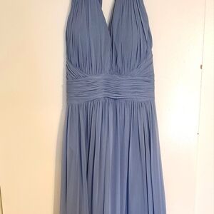 Dusty Blue Azazie Dress